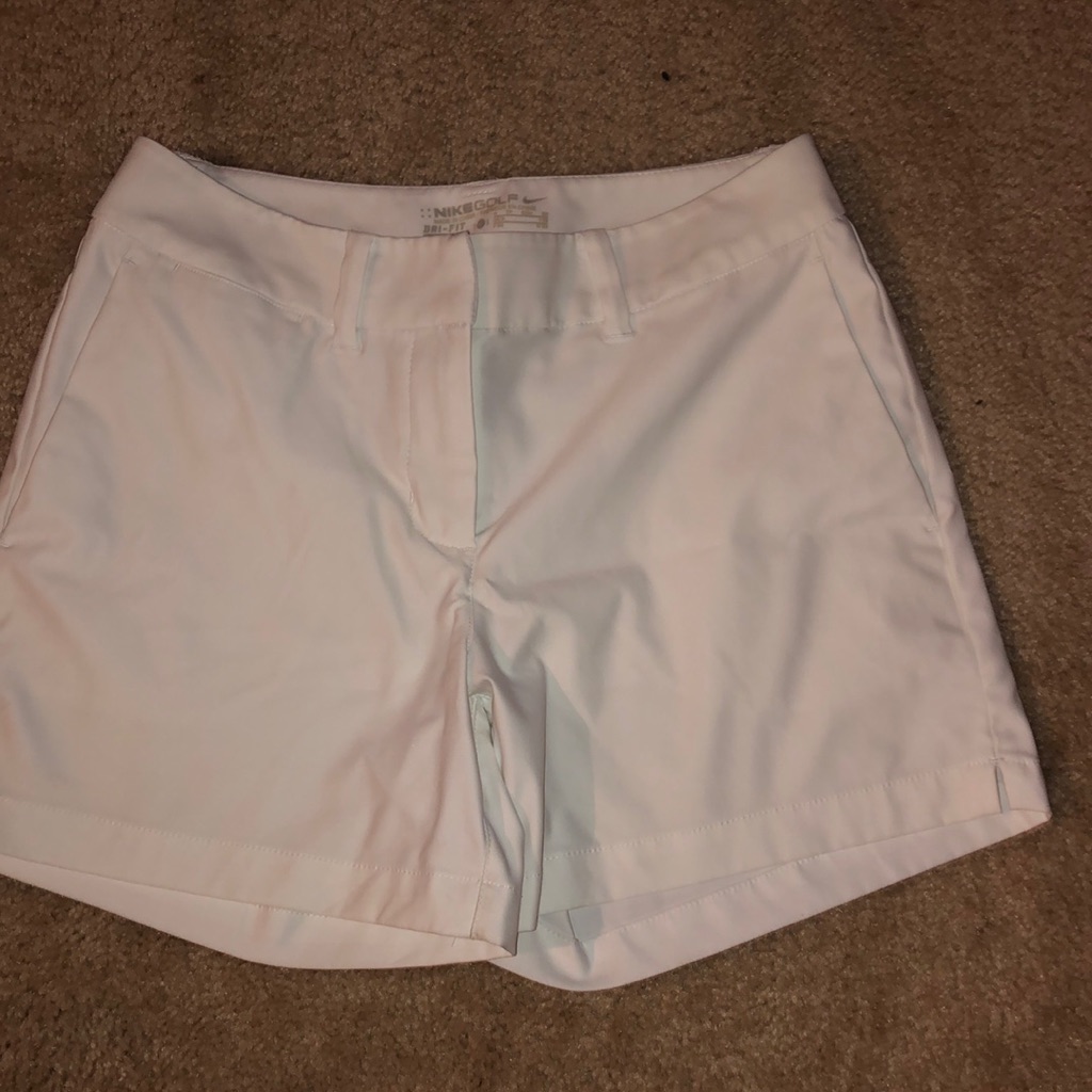 Nike White Golf Short